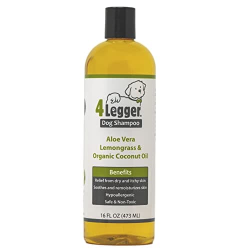 4-Legger Organic Dog Shampoo - Aloe & Lemongrass for Sensitive Skin