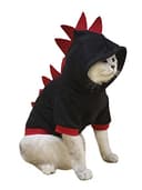 Dinosaur Hoodie for Cats & Small Dogs - Warm & Playful Winter Wear thumbnail