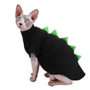 Dinosaur Design Cotton T-Shirt for Sphynx & Hairless Cats thumbnail