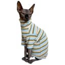 Vintage Stripe Turtleneck Cat Shirt for Sphynx & Hairless Cats thumbnail