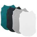 Chol&Vivi Plain Dog T-Shirts - Soft Cotton Basics, 4-Pack thumbnail