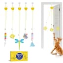 Potaroma Interactive Cat Feather Toy Set - 5 Retractable Wands thumbnail