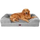 Orthopedic Memory Foam Dog Bed with Bolster Sides - Extra Large thumbnail