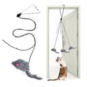 Interactive Hanging Cat Teaser Toy with Elastic Rope & Plush Mice thumbnail