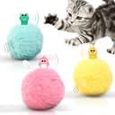 Chirping Cat Toy Balls with Catnip & SilverVine - 3 Pack thumbnail
