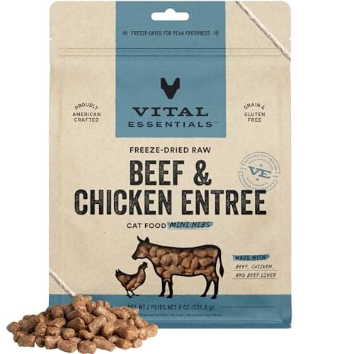 Vital Essentials Freeze Dried Raw Mini Nibs Cat Food