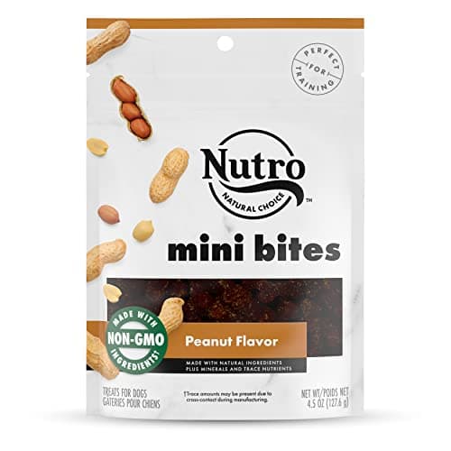 NUTRO Mini Bites Natural Cat Treats - Chicken & Peanut Flavor