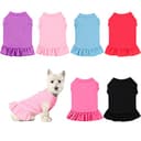 6-Pack Breathable Dog Dresses - Ruffled Sundress Collection thumbnail
