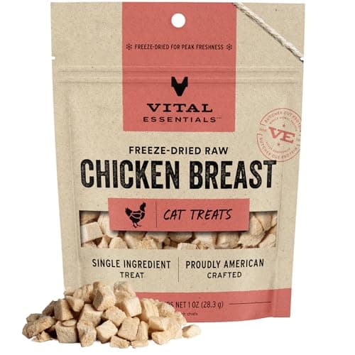 Vital Essentials Freeze Dried Raw Single Ingredient Cat Treats