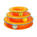Tower of Tracks 3-Tier Interactive Cat Ball Toy - Orange thumbnail