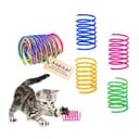 Colorful Cat Spring Toys - 12 Pack Interactive Bouncing Springs thumbnail