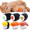 Sushi Cat Toys with Organic Catnip - 6 Pack Plush Set thumbnail