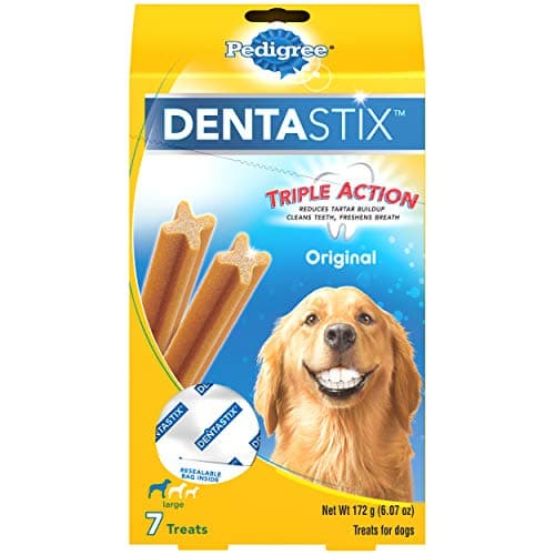 PEDIGREE DENTASTIX Large Dog Dental Treats - Beef Flavor, 98 Count