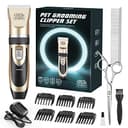 Juboo Quiet Cordless Dog Clippers - Professional Grooming Kit thumbnail
