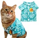 Tom Cat Cosplay Shirt Hood - White Button-Up Costume for Cats thumbnail