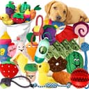 22-Piece Puppy Teething Toy Bundle - Plush, Rope & Interactive thumbnail
