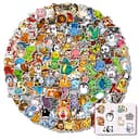 Animal Stickers 300-Pack - Cute Kawaii Pet Lover Vinyl Decals thumbnail