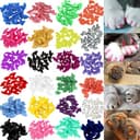 Rainbow Cat Nail Caps - 140 Soft Claw Covers in 14 Colors thumbnail