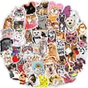 160-Piece Waterproof Pet Sticker Pack - Cat & Dog Designs thumbnail